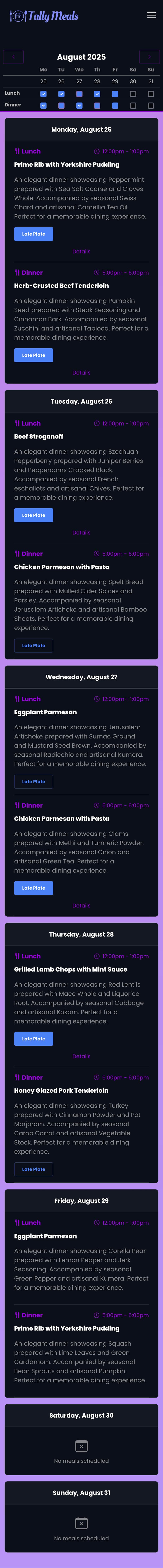 Mobile App Screenshot
